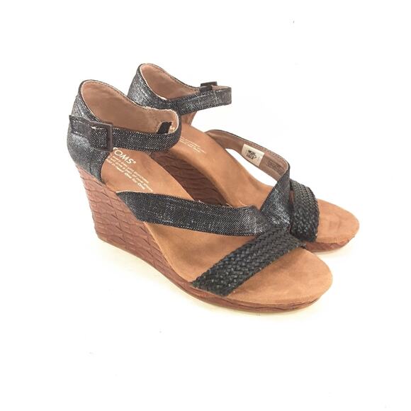 Toms Shoes - Toms Clarissa Wedge Sandals Size 8.5